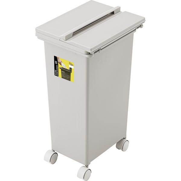 スライドコンテナ LFS-848 ダストボックス 20L ゴミ箱 ふた付き キッチン インテリア おしゃれ 北欧 新生活 ベージュ グリーン ネイビー | 東谷 | 04