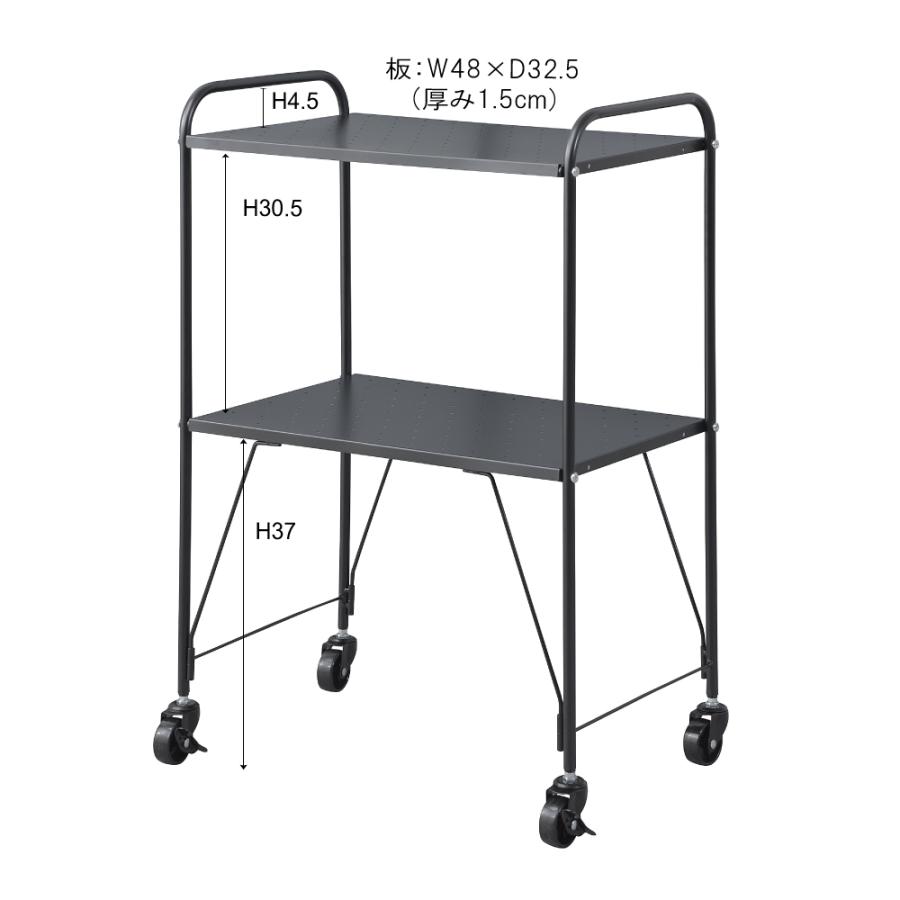 東谷 サイドワゴン LFS-883 キッチンワゴン 洗面所 デスク 収納