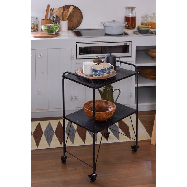 東谷 サイドワゴン LFS-883 キッチンワゴン 洗面所 デスク 収納