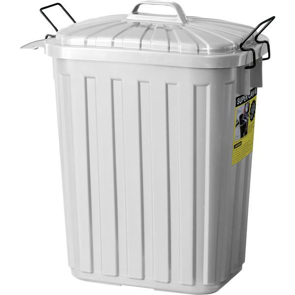 ペールカン 60L LFS-937 ゴミ箱 ダストボックス フタ付 おしゃれ ガレージ 屋外用 キッチンペール くず入れ ベージュ ブラック グリーン グレー | 東谷 | 15