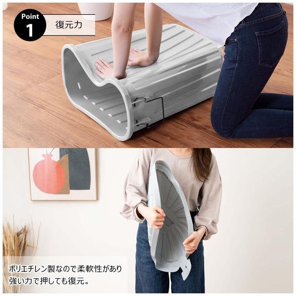ペールカン 60L LFS-937 ゴミ箱 ダストボックス フタ付 おしゃれ ガレージ 屋外用 キッチンペール くず入れ ベージュ ブラック グリーン グレー | 東谷 | 06
