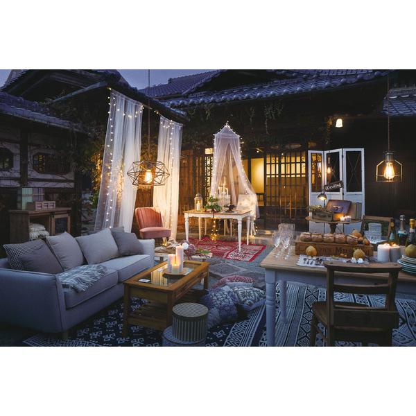 ライト LHT-726 シーリングライト 吊り下げ ペンダント レトロ カフェ ガラス インテリア 天井照明 電球付属 シンプル おしゃれ ランプ 玄関 リビング | 東谷 | 09