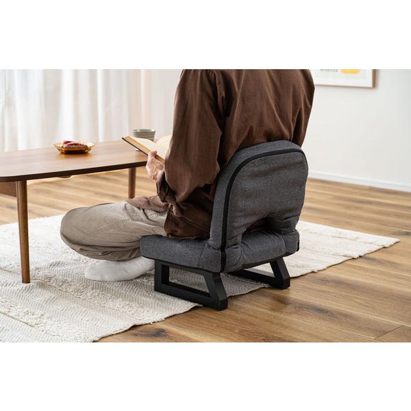 背もたれ付正座椅子 LSS-23 座椅子 椅子 イス チェア 和室 リビング しびれない 楽ちん 長時間 クッション 折り畳み コンパクト | 東谷 | 13