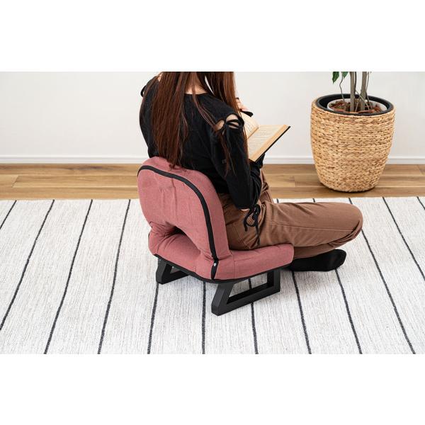 背もたれ付正座椅子 LSS-23 座椅子 椅子 イス チェア 和室 リビング しびれない 楽ちん 長時間 クッション 折り畳み コンパクト | 東谷 | 16