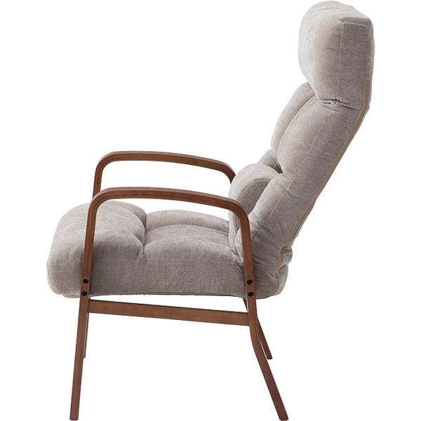 腰楽高座椅子 LSS-37 高座椅子 座椅子 ハイバック 背部 7段階リクライニング 頭・腰部 14段階リクライニング ヘッドレスト ランバーサポート | 東谷 | 12