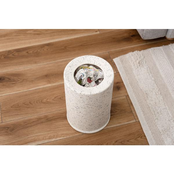 トラッシュカン5L MAR-15 ダストボックス ごみ箱 ゴミ箱 5L 5リットル 二重構造 ゴミ袋が見えない 生活感を抑える 分別 凹凸あり 石目調 | 東谷 | 17