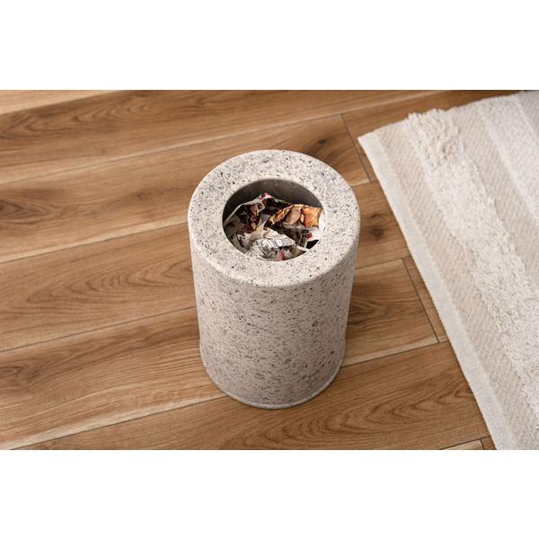 トラッシュカン5L MAR-15 ダストボックス ごみ箱 ゴミ箱 5L 5リットル 二重構造 ゴミ袋が見えない 生活感を抑える 分別 凹凸あり 石目調 | 東谷 | 16