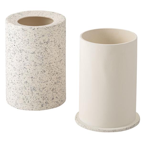 トラッシュカン5L MAR-15 ダストボックス ごみ箱 ゴミ箱 5L 5リットル 二重構造 ゴミ袋が見えない 生活感を抑える 分別 凹凸あり 石目調 | 東谷 | 13