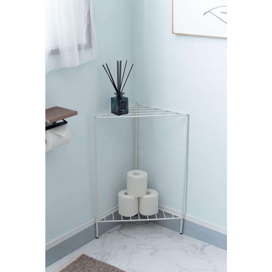 ラック MIP-10 収納 玄関 リビング キッチン コンパクト スリム 軽量 三角形 便利 | 東谷 | 10