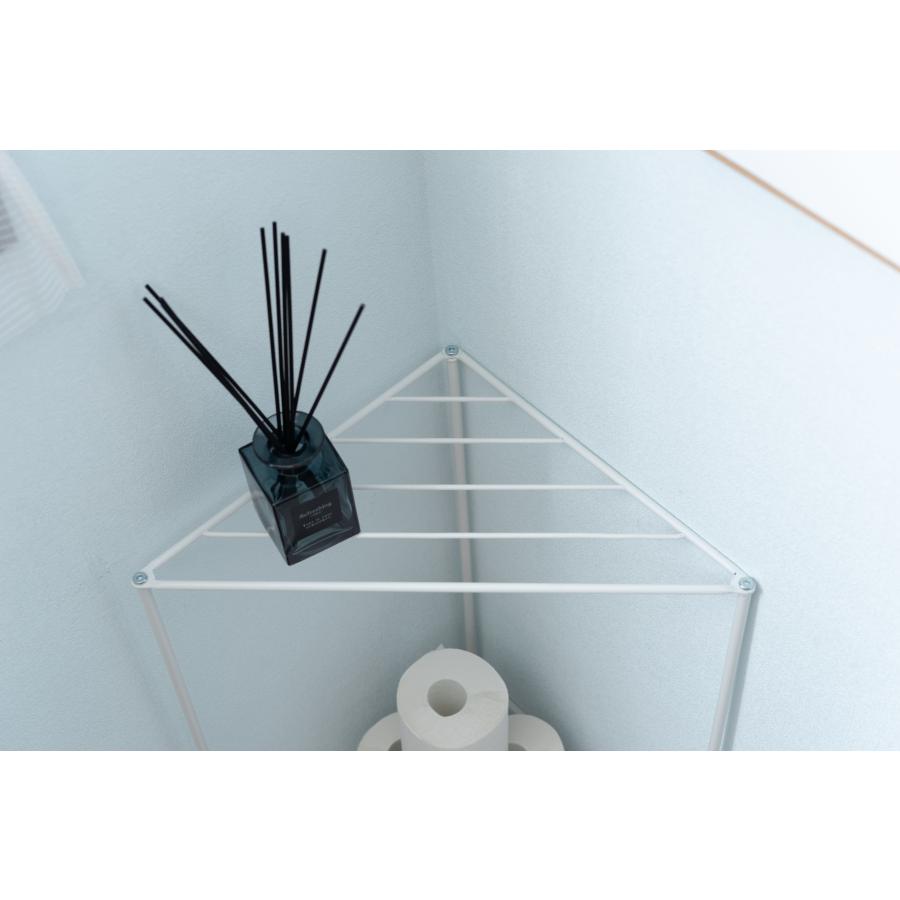 ラック MIP-10 収納 玄関 リビング キッチン コンパクト スリム 軽量 三角形 便利 | 東谷 | 11