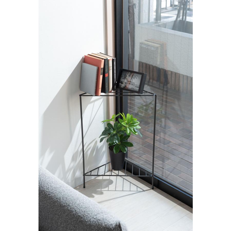 ラック MIP-10 収納 玄関 リビング キッチン コンパクト スリム 軽量 三角形 便利 | 東谷 | 09