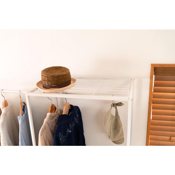 ハンガーラック MIP-66 洋服掛け 洋服収納 スチールラック 1人暮らし 伸縮 アジャスター付き キャスター付き | 東谷 | 19