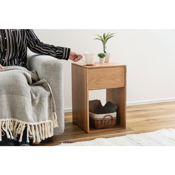 サイドチェスト MTK-345  ナイトテーブル 収納 引き出し コンパクト ディスプレイ 机 作業台 リビング 寝室 | 東谷 | 12