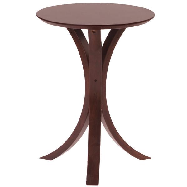 サイドテーブル NET-410 丸型 円形 ベッドサイド ソファサイド ソファテーブル 木製 おしゃれ ナイトテーブル 北欧 インテリア 雑貨 ブラウン ナチュラル | 東谷 | 03