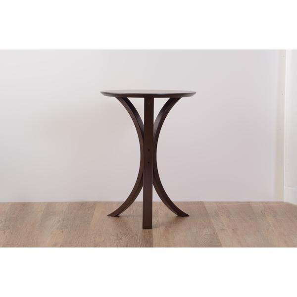 サイドテーブル NET-410 丸型 円形 ベッドサイド ソファサイド ソファテーブル 木製 おしゃれ ナイトテーブル 北欧 インテリア 雑貨 ブラウン ナチュラル | 東谷 | 06