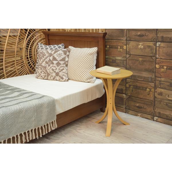 サイドテーブル NET-410 丸型 円形 ベッドサイド ソファサイド ソファテーブル 木製 おしゃれ ナイトテーブル 北欧 インテリア 雑貨 ブラウン ナチュラル | 東谷 | 10