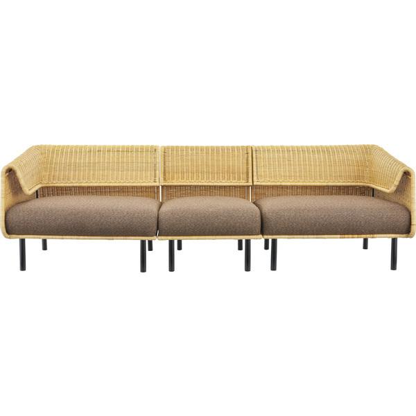 サンドラー NRS-501A ソファ ソファー 1人掛 ロータイプ インテリア リゾートソファ ガーデンチェア パーソナルソファ アイアン脚 | 東谷 | 04