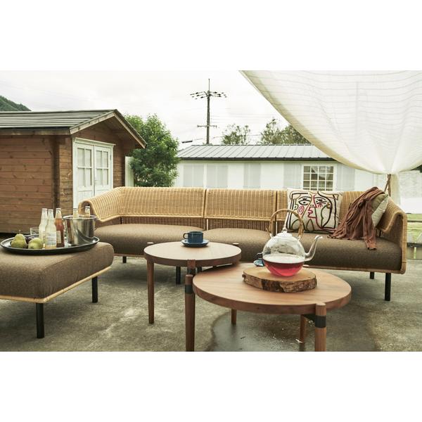 サンドラー NRS-501A ソファ ソファー 1人掛 ロータイプ インテリア リゾートソファ ガーデンチェア パーソナルソファ アイアン脚 | 東谷 | 05