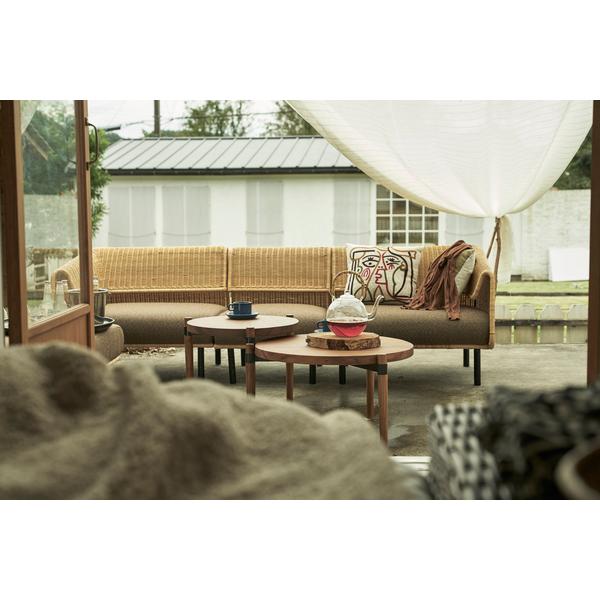 サンドラー NRS-501A ソファ ソファー 1人掛 ロータイプ インテリア リゾートソファ ガーデンチェア パーソナルソファ アイアン脚 | 東谷 | 06