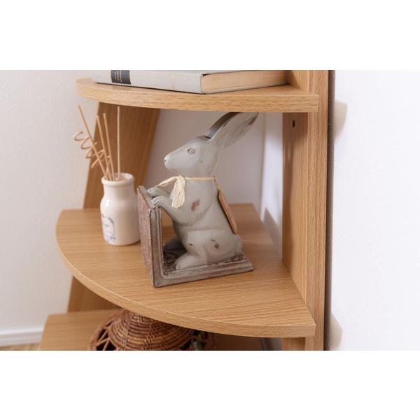 東谷 コーナーラック NWS-560 三角ディスプレイ 小物 リビング 寝室