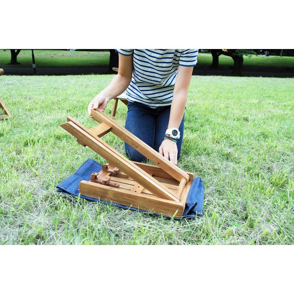 フォールディングテーブル NX-513 折りたたみ テーブル 天然木 木製 リビング ダイニング アウトドア ベランダ キャンプ | 東谷 | 18