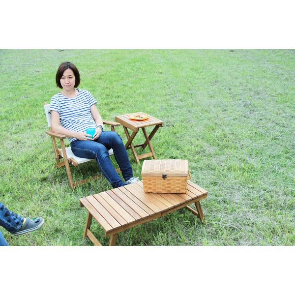 フォールディングテーブル NX-514 収納バッグ付 天然木 折りたたみテーブル 木製 アウトドア 折りたたみ キャンプ | 東谷 | 14