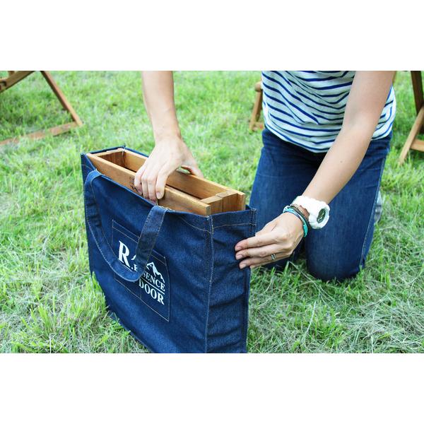 フォールディングテーブル NX-514 収納バッグ付 天然木 折りたたみテーブル 木製 アウトドア 折りたたみ キャンプ | 東谷 | 20