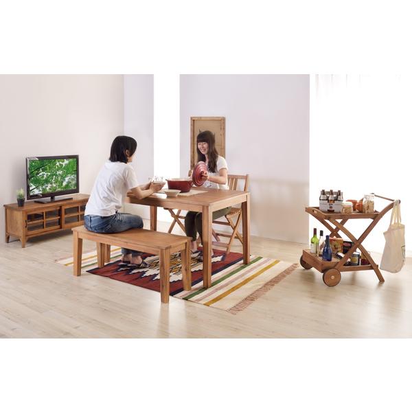 アルンダ ベンチ NX-716 幅134cm リビング ダイニング 食卓 イス カフェ アメリカン アンティーク アカシア 天然木 飲食店 店舗 カフェ ラウンジ ロビー ホテル | 東谷 | 08