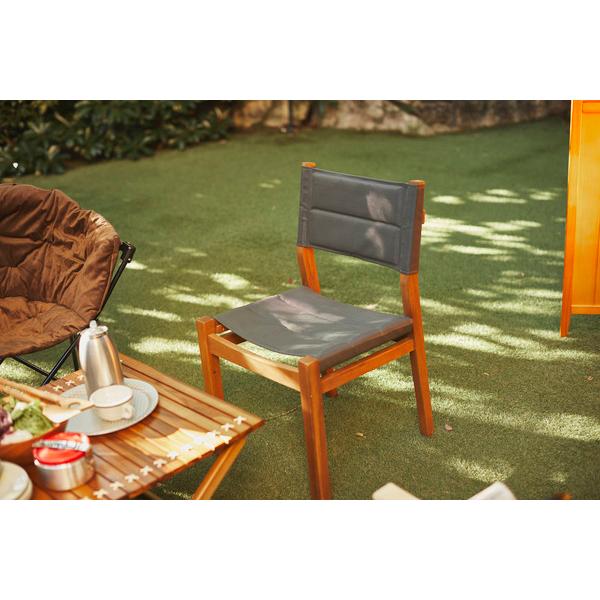 ダイニングチェア NX-933 アウトドア風 軽量 持ち運び チェア 椅子 ガーデン 庭 ベランダ バルコニー アカシア材 店舗 カフェ ホテル | 東谷 | 13