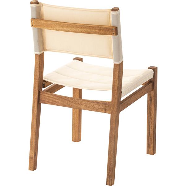 ダイニングチェア NX-933 アウトドア風 軽量 持ち運び チェア 椅子 ガーデン 庭 ベランダ バルコニー アカシア材 店舗 カフェ ホテル | 東谷 | 04