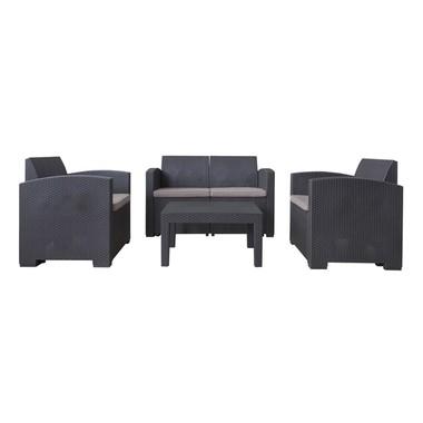 ガーデンリビング 4点セット ODS-102 テーブルソファセット リゾート 屋外 カフェ ソファ チェア 人気 ウッド テラス 庭_1