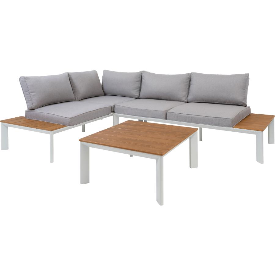 ガーデンソファ＆テーブルセット ODS-51 屋内外 兼用 庭 屋上 ウッドデッキ プールサイド ホテル バー カフェ 【送料別途見積】 | 東谷 | 01