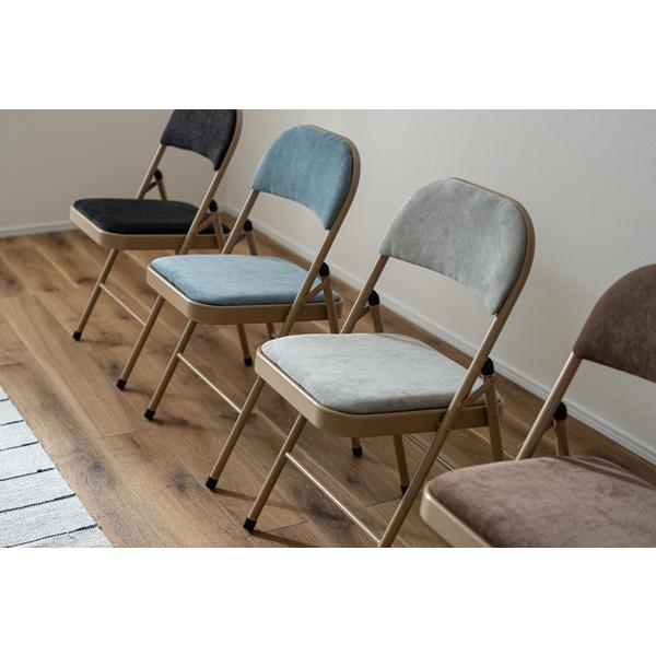 東谷 フォールディングチェア PC-33 椅子 折りたたみ スチール製 省