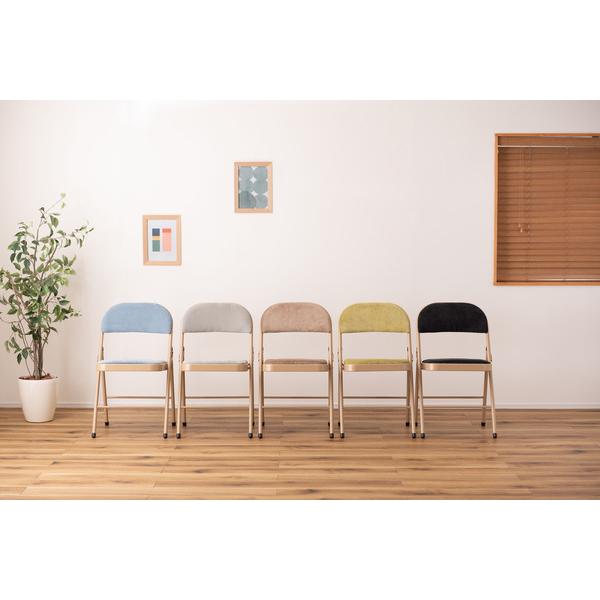 東谷 フォールディングチェア PC-33 椅子 折りたたみ スチール製 省