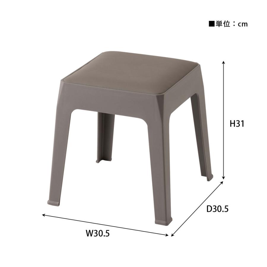 スツール PC-731 スタッキングスツール スタッキング 積み重ね チェア 椅子 シンプル 腰掛 ポリプロピレン 背もたれなし 完成品 省スペース 来客用 モダン | 東谷 | 12