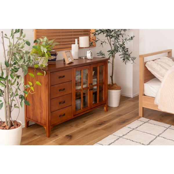 ティンバー キャビネット PM-308 食器棚 キッチン 収納 チェスト レトロ モダン 飾り棚 戸棚 サイドボード | 東谷 | 11