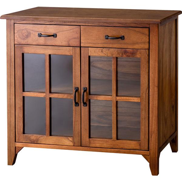 ティンバーキャビネット PM-319 天然木 収納 開き扉 3段 スリム コンパクト 食器棚 リビング キッチン収納 小物入れ 整理整頓 ヴィンテージ | 東谷 | 01