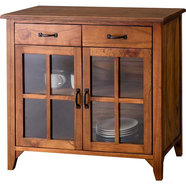 ティンバーキャビネット PM-319 天然木 収納 開き扉 3段 スリム コンパクト 食器棚 リビング キッチン収納 小物入れ 整理整頓 ヴィンテージ | 東谷 | 02