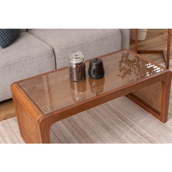 東谷 センターテーブル PM-501BR テーブル ラタン 籐 センターテーブル