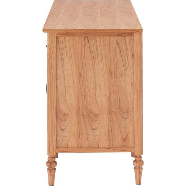 デスク PM-515NA 机 テーブル 木製デスク アンティーク調 ラタン 引出 引き出し 天然木 ミンディ 可動板 かわいい ボビンレッグ | 東谷 | 04