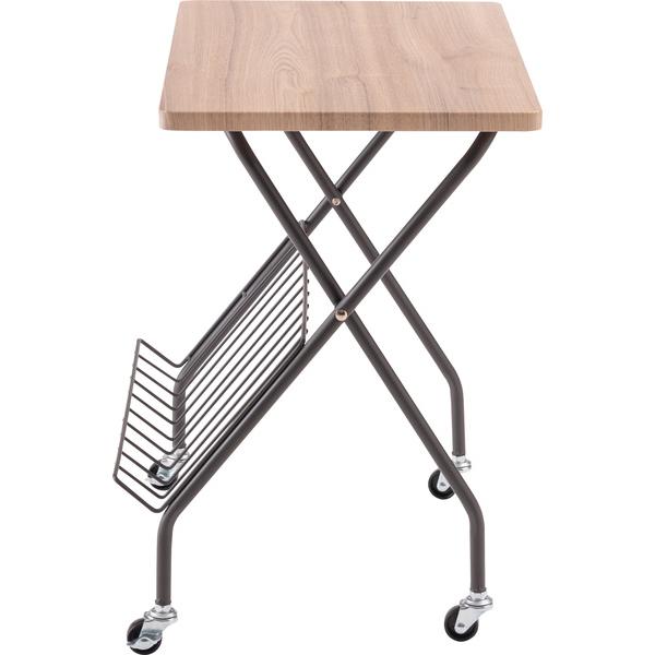 フォールディングサイドテーブル PT-201 テーブル 折折りたたみ式テーブル テーブル フォールディング キャスター付き 収納 移動 おしゃれ 木目調 | 東谷 | 12