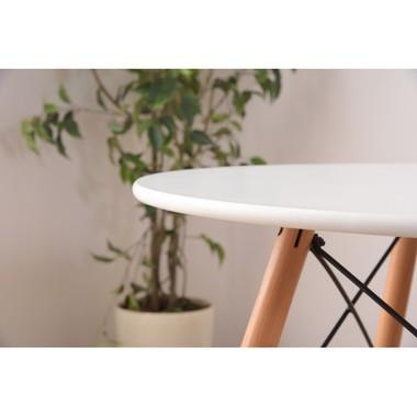 オペレ ラウンドテーブル PT-40WH ダイニングテーブル コーヒーテーブル 机 丸型 円形 カフェ ホワイト シンプル 木製 北欧 リビング インテリア | 東谷 | 10