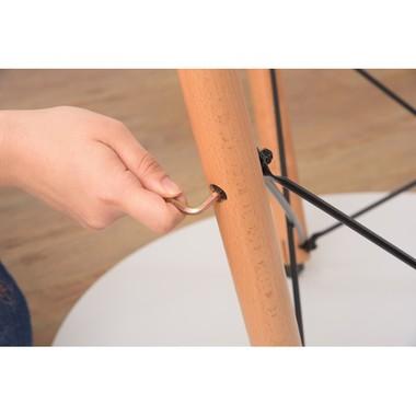 オペレ ラウンドテーブル PT-40WH ダイニングテーブル コーヒーテーブル 机 丸型 円形 カフェ ホワイト シンプル 木製 北欧 リビング インテリア | 東谷 | 15