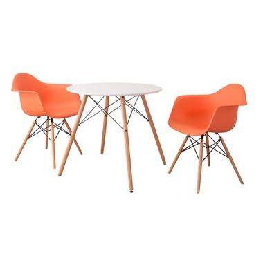 オペレ ラウンドテーブル PT-40WH ダイニングテーブル コーヒーテーブル 机 丸型 円形 カフェ ホワイト シンプル 木製 北欧 リビング インテリア | 東谷 | 03