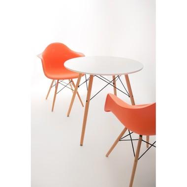 オペレ ラウンドテーブル PT-40WH ダイニングテーブル コーヒーテーブル 机 丸型 円形 カフェ ホワイト シンプル 木製 北欧 リビング インテリア | 東谷 | 05