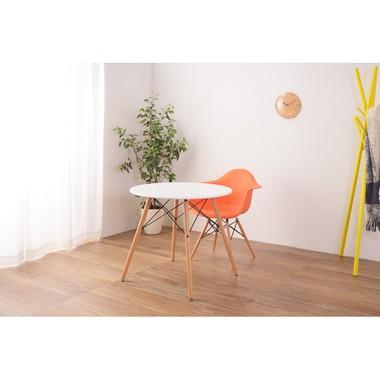 オペレ ラウンドテーブル PT-40WH ダイニングテーブル コーヒーテーブル 机 丸型 円形 カフェ ホワイト シンプル 木製 北欧 リビング インテリア | 東谷 | 08