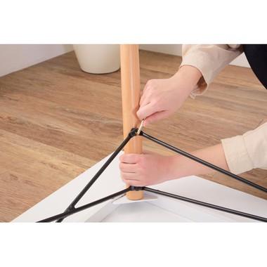 オペレ ダイニングテーブル PT-41WH テーブル 食卓テーブル 4人用 幅150cm スチール 木製 木脚 シンプル 長方形 カフェ ホワイト 木製 かわいい | 東谷 | 13