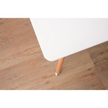 オペレ ダイニングテーブル PT-41WH テーブル 食卓テーブル 4人用 幅150cm スチール 木製 木脚 シンプル 長方形 カフェ ホワイト 木製 かわいい | 東谷 | 09