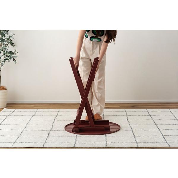 フォールディングテーブル PT-842 テーブル 机 つくえ 折りたたみテーブル 折りたたみ机 省スペース コンパクト 収納 ダイニング リビング | 東谷 | 18