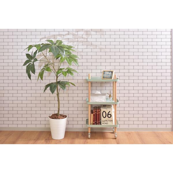 ワゴン 3D PW-53マルチワゴン 3段 キッチンワゴン サイドテーブル ナイトテーブル  ベッドサイド キャスター トレー 木製 天然木 北欧 | 東谷 | 12